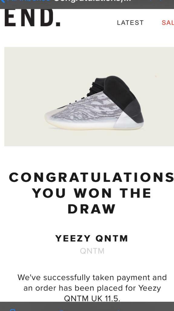 adidas YZY QNTM Barium Release Info. NGO.by